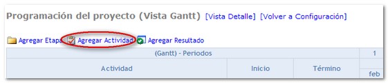Agregar Actividad