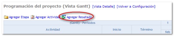 Agregar Resultado