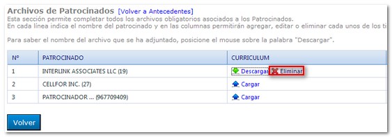 eliminar