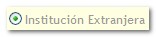 Institución Extranjera