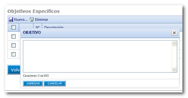 Objetivo Específico