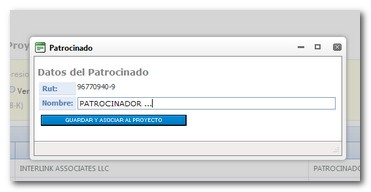 Nombre Patrocinador