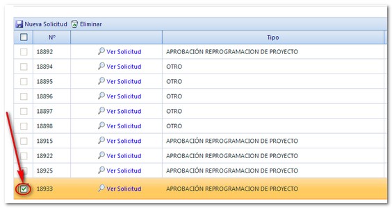 Ubicación Casilla a Eliminar